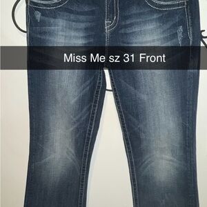 Miss Me Women's Dark Blue Boot Cut Jeans